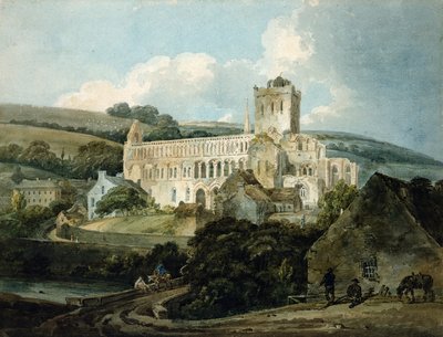 Jedburgh Abbey from the South-East by Thomas Girtin